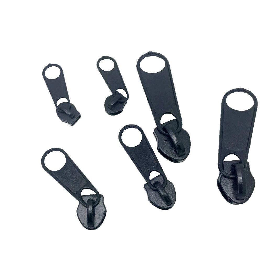 6 Pieces Fix Zip Puller/Zipper Pull Sliders Head Repair Instant Kit Removable Rescue Replacement