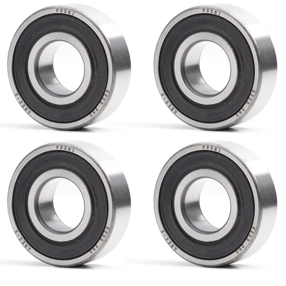 6203rs lager  ( 4 st  ) 17*40*12 mm djupa spår 6203-2rs kullager 6203rz 180201 rz rs 6203 2rs emq