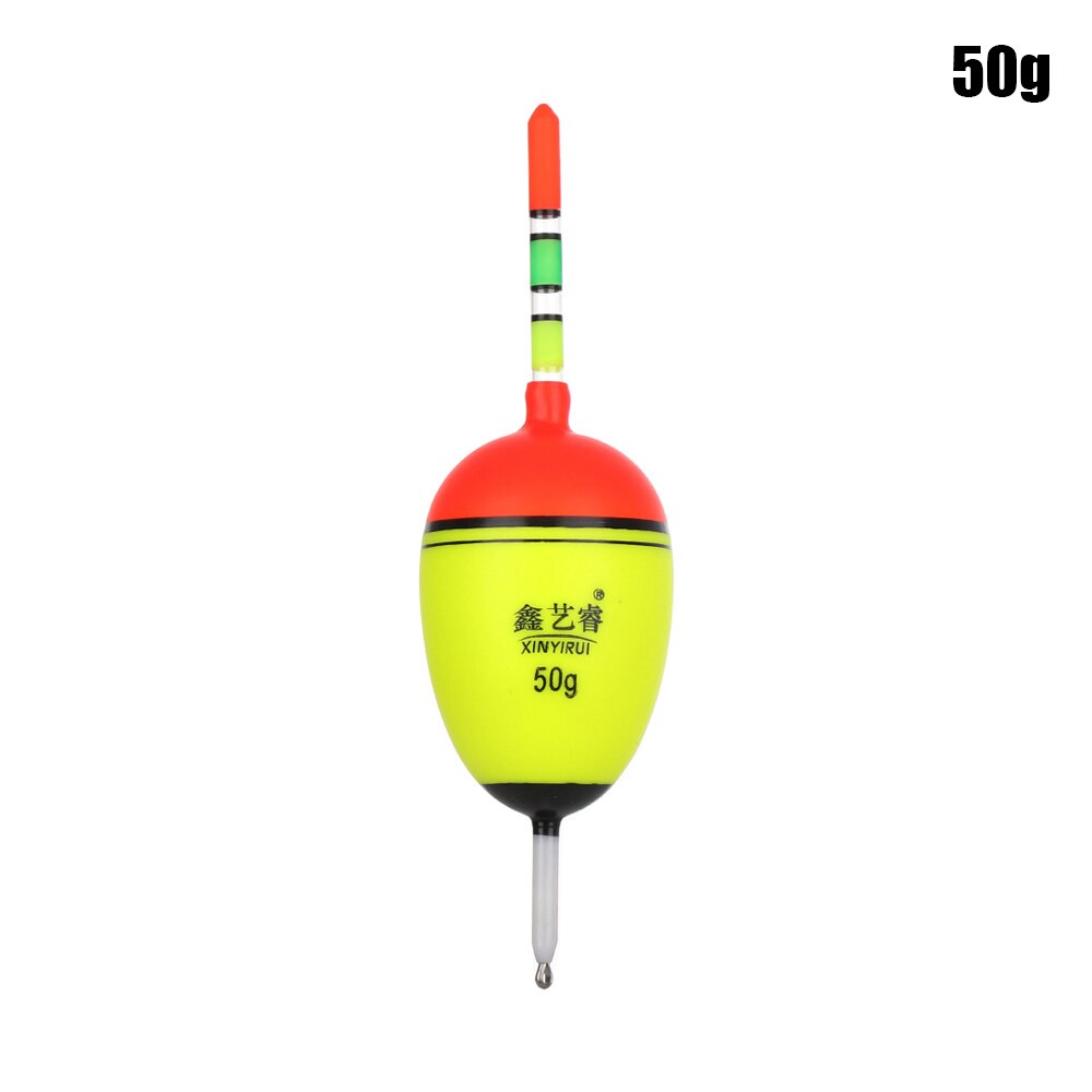 2Pcs Plastic Night Glowing Fishing Floats 5g EVA Float Fishing Bobber Luminous Floats Fishing Tools: StyleA-50g