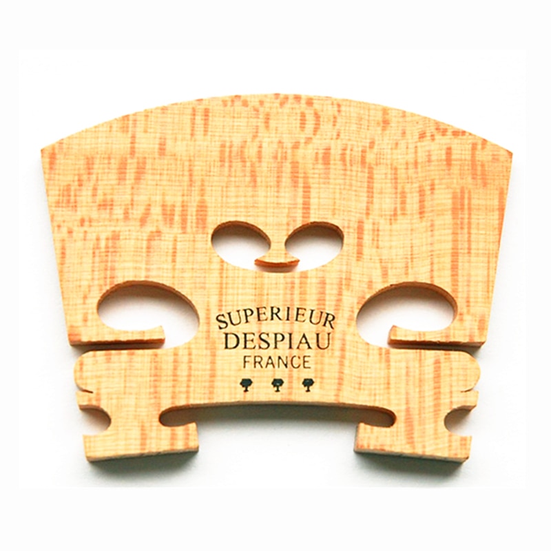 2 Pcs Genuine Despiau Superieur Violin Bridge Maple Wood Material For 4/4 Violin Three Tree violino Accessories Made in France