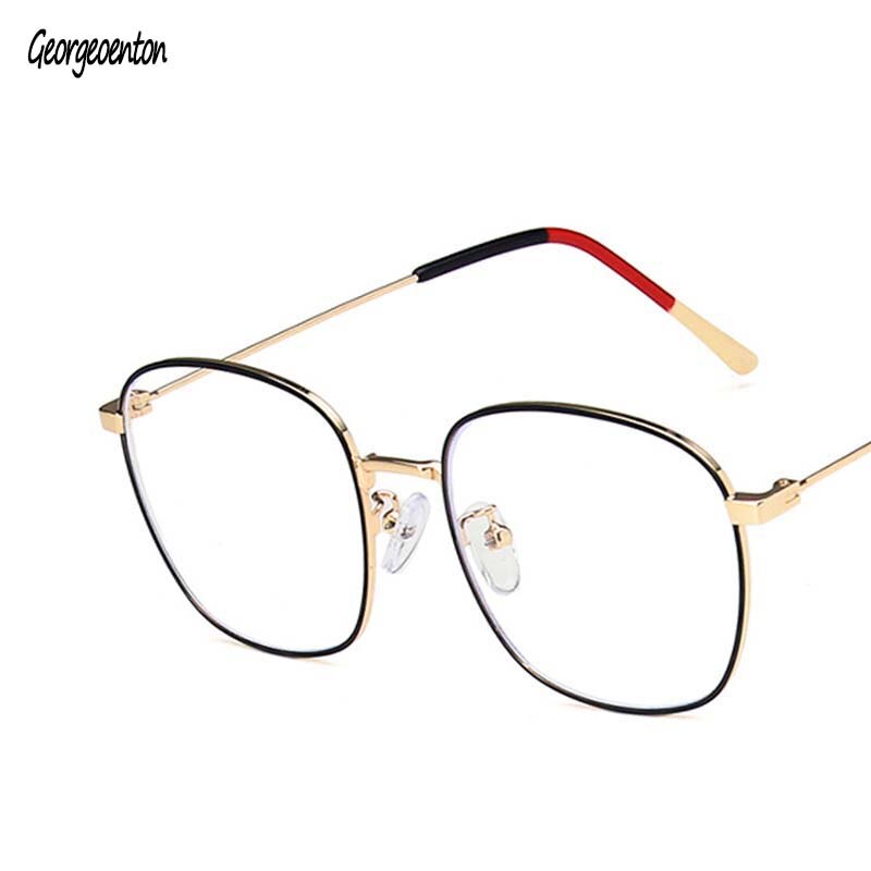 Vierkante platte lichte bril vintage klein montuur superlichte brilmonturen heren dames metalen brilmonturen unisex