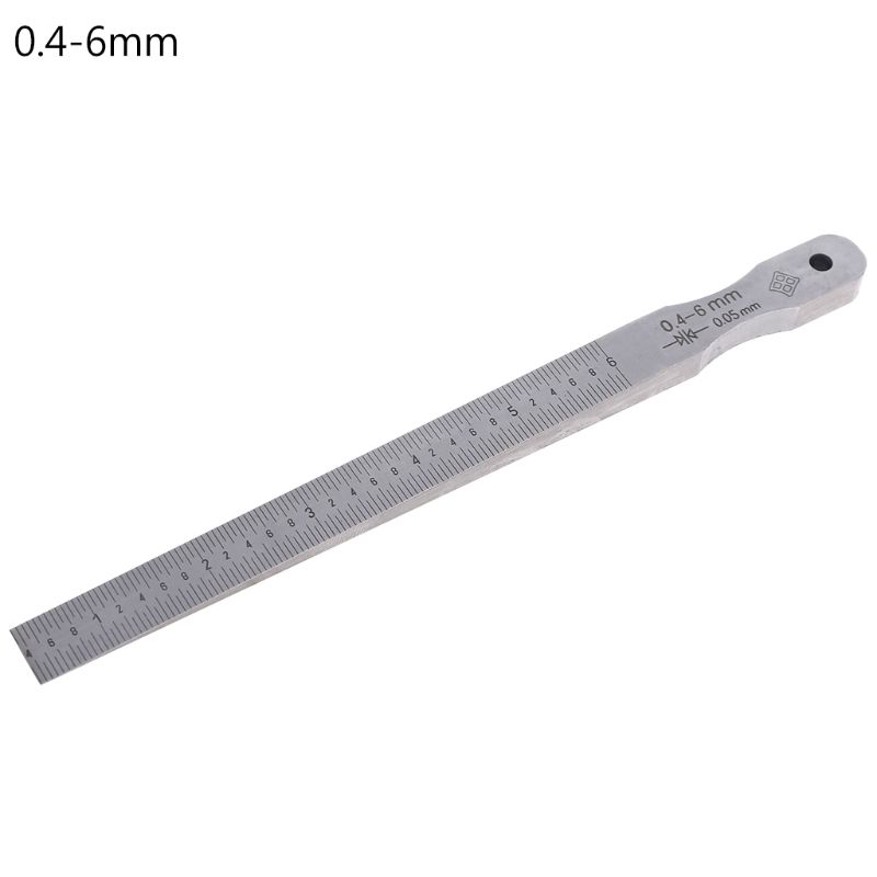 Taper Gauge Gage Lassen Wig Voelermaat Voeler Wedge Gauge Gat Meet Tool 1-15Mm 0.5-10mm 0.4-6Mm: 0.4-6mm