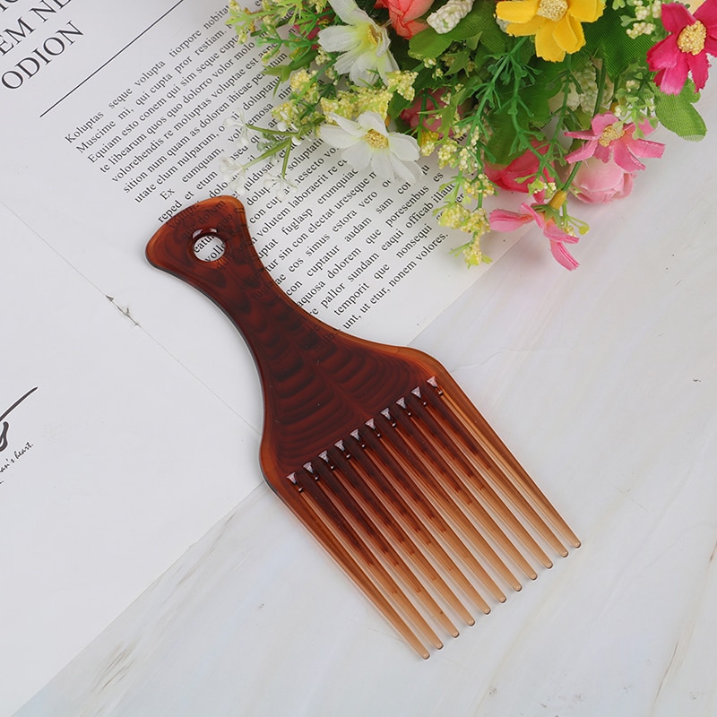 Women Random Wide Tooth Hair Comb Curly Hair Brush Salon Hairdressing Styling Long Tooth Styling Pick Comb