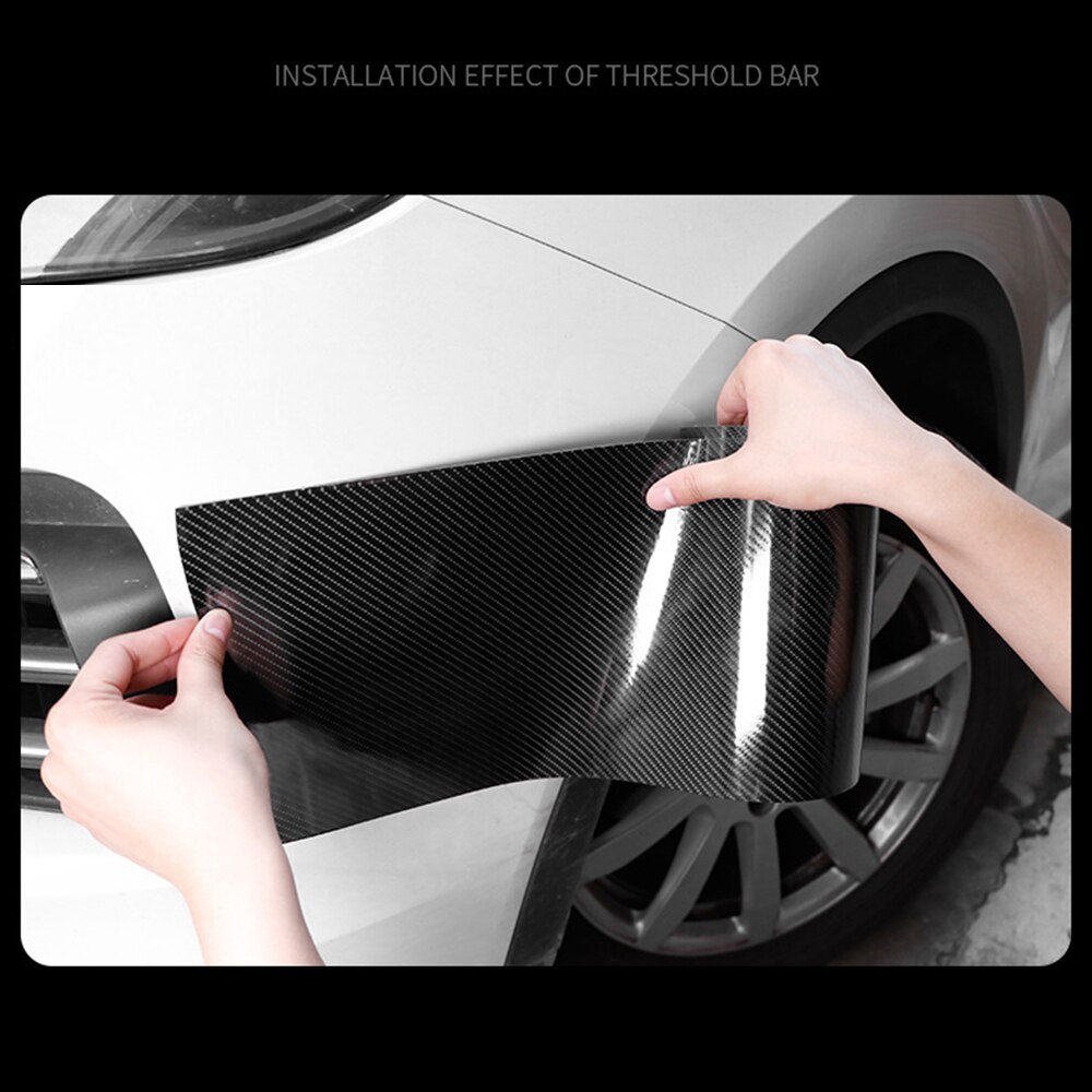 Replacement Car Sticker Parts Carbon Fiber Vinyl Door sill Car bumper Body
