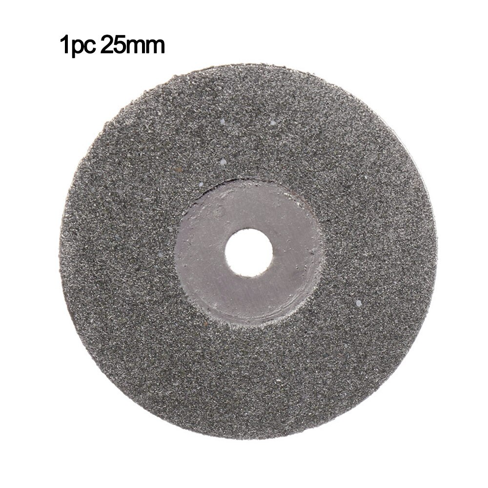 1/12 stücke 20-50mm Diamant Trennscheiben einstellen Glas Mini Jade Stein Kreissäge Klinge Schleifen schneiden Rad fliesen Schleif Dreh Werkzeug: 1pc 25mm