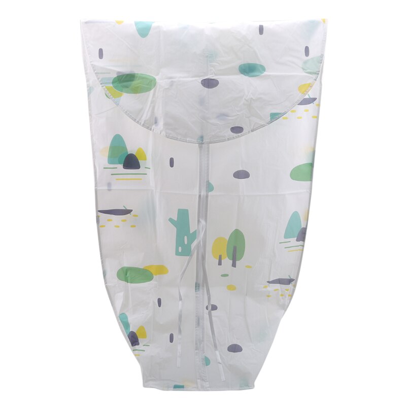 Fan Dust Cover Household PEVA Floral Round Electric Fan Cover Protection Cover Floor Fan Safety Protection Waterproof Dust Cover