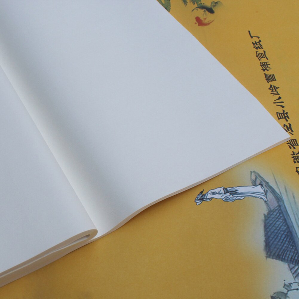 100Pcs Chinese Painting Calligraphy Drawing Half Rice Xuan Paper Stationery