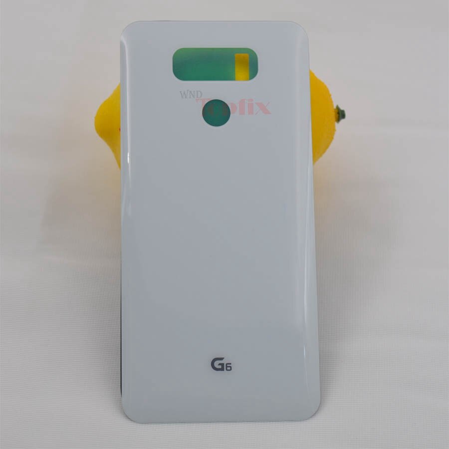 Battery Cover For LG G6 Back Vover Glass H870 H870DS H871 H872 H873 LS993 US997 VS998 Door Case Rear Housing +Repair: White
