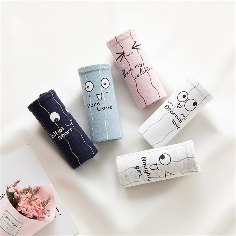 New 4pcs Teenage Flamingos Underpants Young Girl Briefs Comfortable Cotton Panties Kids Underwear B807