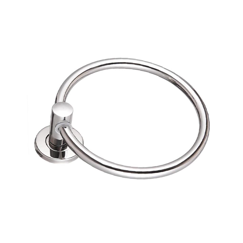 Muur Gemonteerde Handdoek Badkamer Opbergdoos 16 Cm Ronde Handdoek Rack Rack Gratis Van Gaten Geen Schade de Muur Installeren