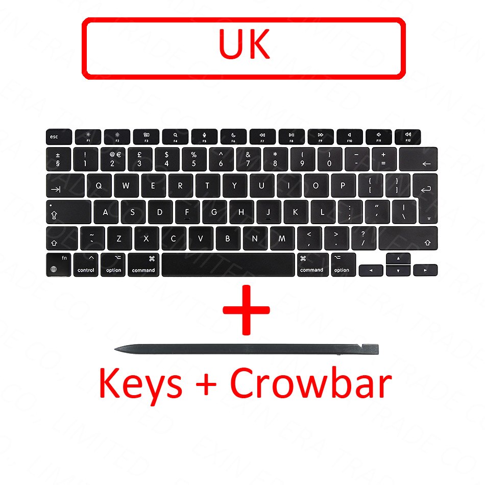 Teclas A2337 para ordenador portátil, tapa para teclas, reparación de tijera para Apple Macbook Air Retina 13 "M1 EMC 3598: UK