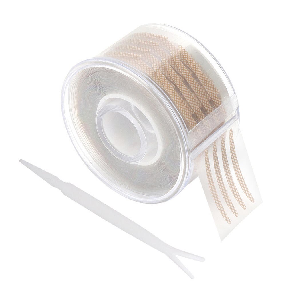 600 Stks/doos Grote Ogen Make Ooglidcorrectie Sticker Onzichtbare Dubbele Ooglid Tape Vouw Zelfklevende Stickers S/L Clear Beige cosmatic Tool: Circle Grid S