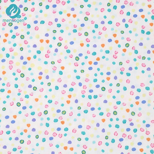 Tissu en coton de coton coloré | Motif de fleurs colorées, à pois, mètres pour robes, taies d'oreiller, couverture, drap de literie, tissu de couture: 2 / 160cmx200cm