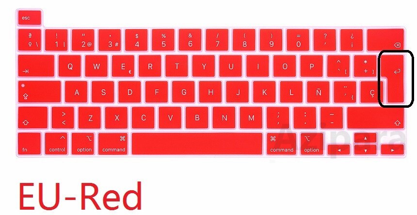 Soft Skin for Macbook Pro 13 M1 Chip A2338 Spanish EU US Keyboard Cover Silicon for Macbook Pro Spanish Keyboard Film: Gold