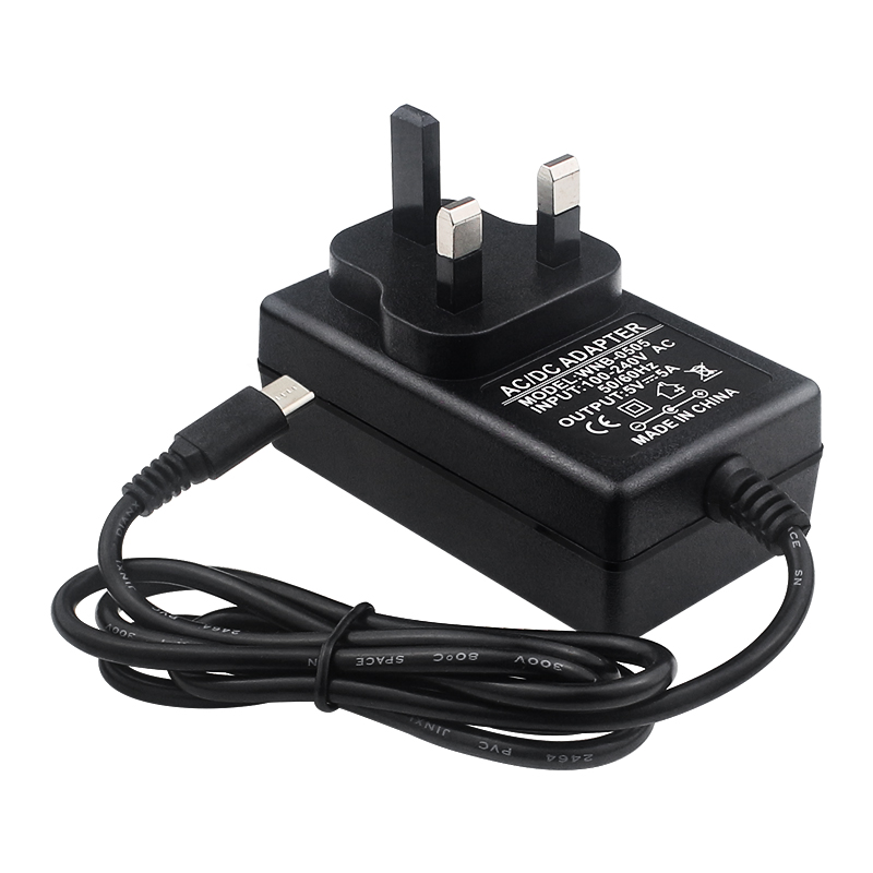 Fuente de alimentación de 5V 5A para Orange Pi 5 Pro / Max / Ultra / Plus / 4A / RV/ RV2 Puerto USB tipo C Enchufe UE EE. UU. Reino Unido Raspberry Pi 5: BLANCO