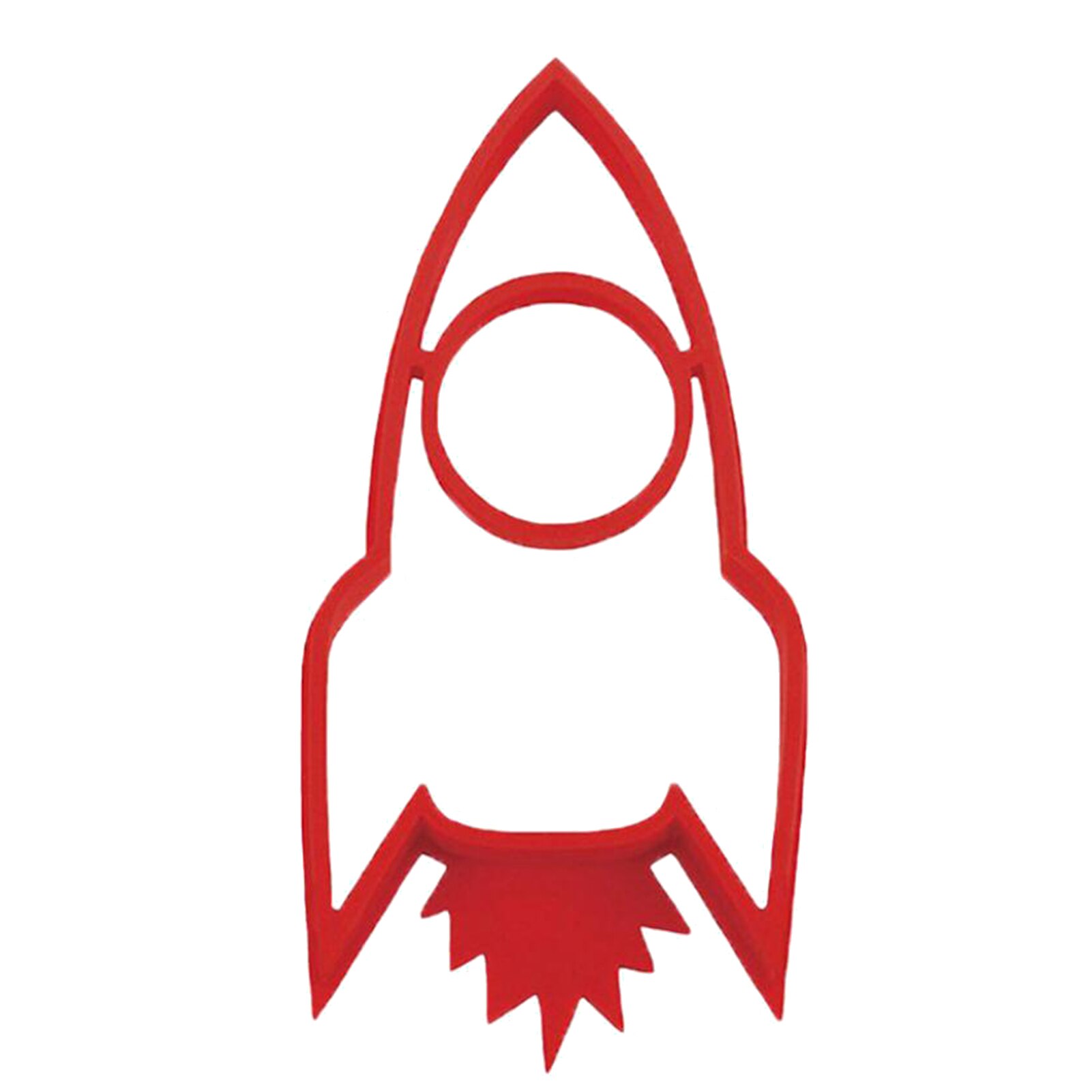 Raketvormige siliconen bakvorm voor eieren, cake, pannenkoeken, ring, keukengereedschap