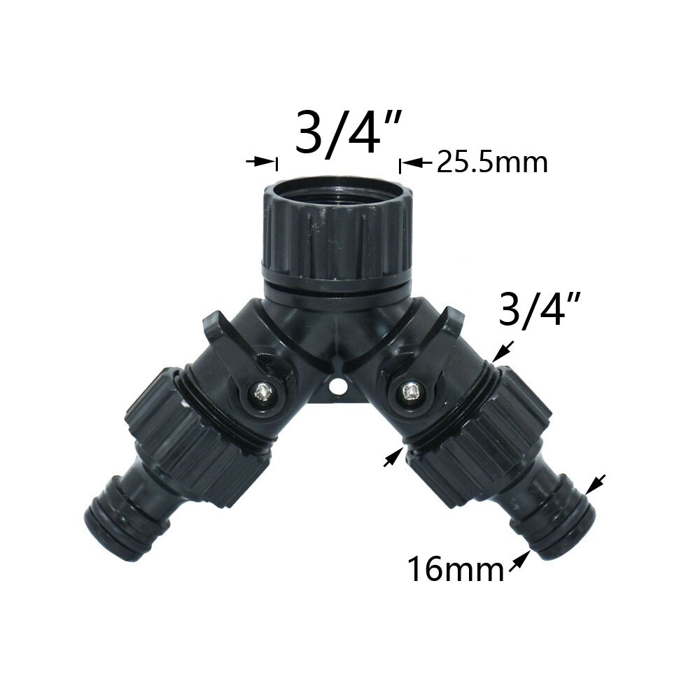 Garden Quick Coupling Adapter with 1/4 (ID 4mm) or 3/8 inch (8mm) Barbed Connector for Irrigation Garden Watering Greenhouse: Lavender