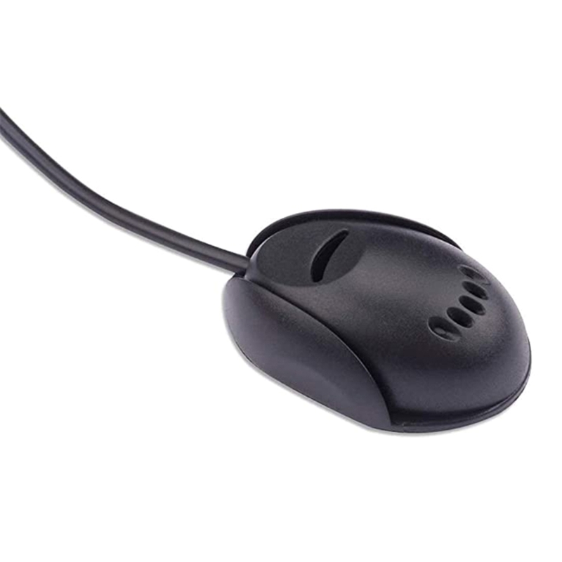 Automikrofoni mini 3.5mm -johdollinen mikrofoni autostereoiden äänijärjestelmään handsfree-äänitykseen dvd-radioon/soittimeen tarrakiinnitteinen minimikrofoni