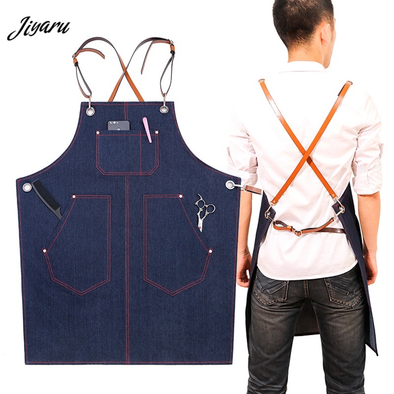 Uniforme de Chef Unisex, ropa de cocinero sin mangas, transpirable, para cocina, delantales para tienda,