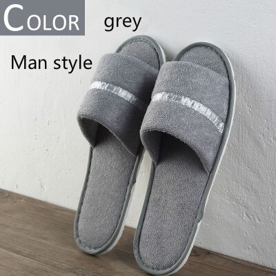 10 Paren/partij Gemengde Kleur Coralline Hotel Family Party Bueaty Spa Vrouw Man Stijl Dikke Half Hoofd Slippers