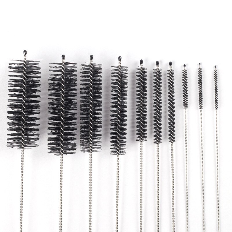 10 Stuks Nylon Rvs Tabak Reiniging Borstels Set Accessoire Voor Pijp Rook Buis Cleaning Tools