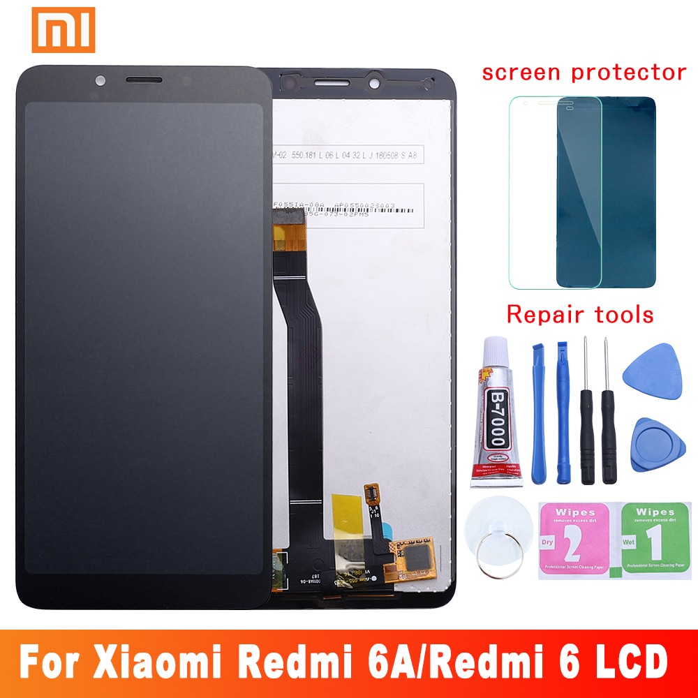 Original für Xiaomi Redmi 6A LCD Display Touch Screen mit Rahmen LCD Digitizer Redmi 6 Display Montage Reparatur Teile 10 touch