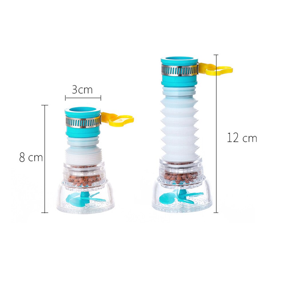 Économiseur d'eau rotatif, accessoires de cuisine, salle de bains, filtre d'arrosage, rallonges de robinet, outil télescopique de filtrage de l'eau du robinet