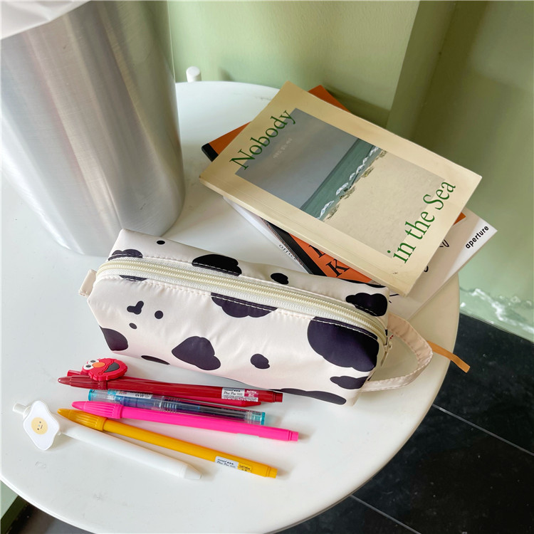 Cow Print Pencil Case Bag Storage Pouch Simple Sta Grandado cow-print-pencil-case-bag-storage-pouch-simple-sta-grandado