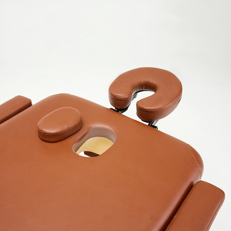 U-shaped pillow with adjustable bracket special for SPA massage bed leather U pillows for lash tattoo beauty massage table