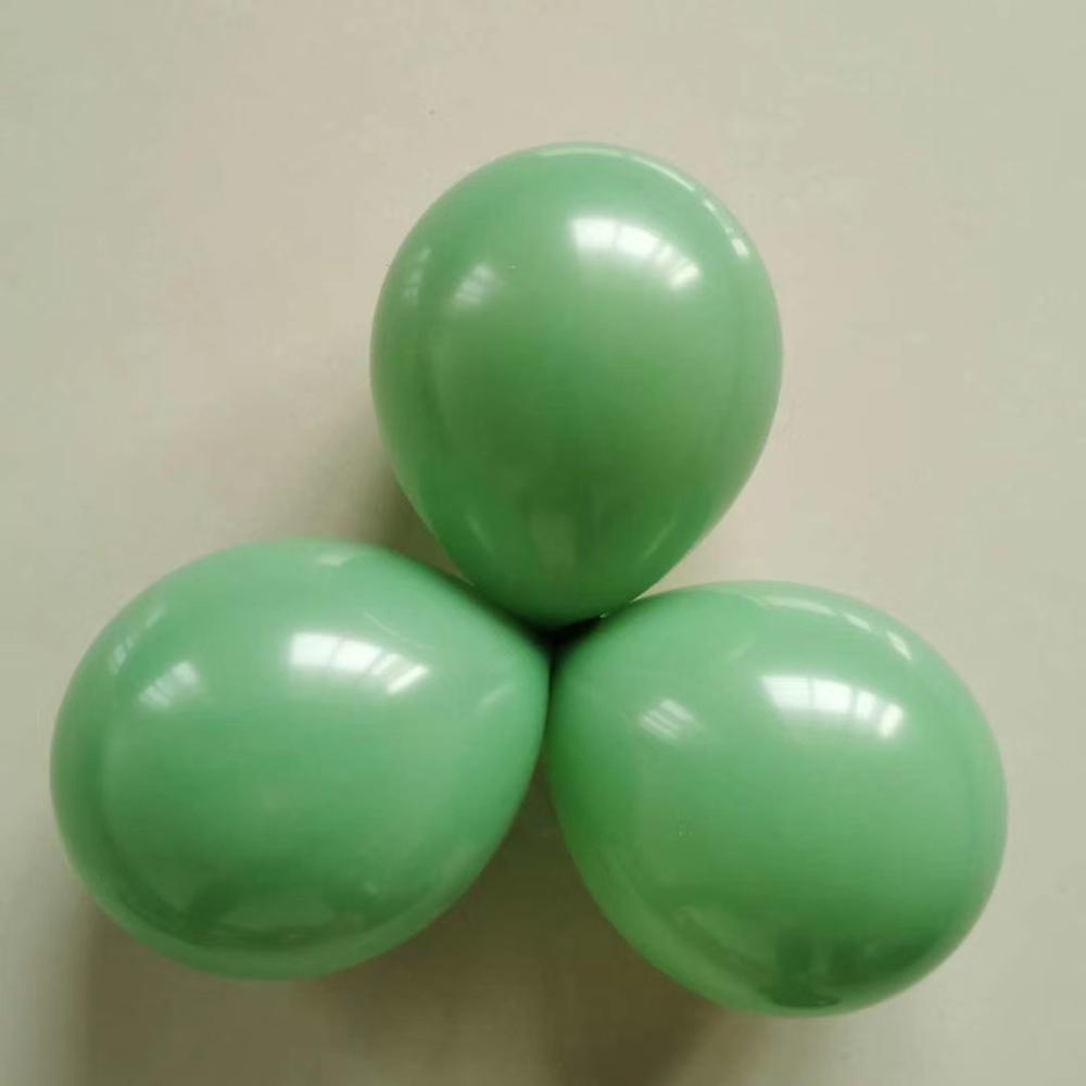 10 st 10 tum metalliska latex ballonger mörkgröna runda globos uppblåsbara helium ballong födelsedagsfest dekoration tillbehör