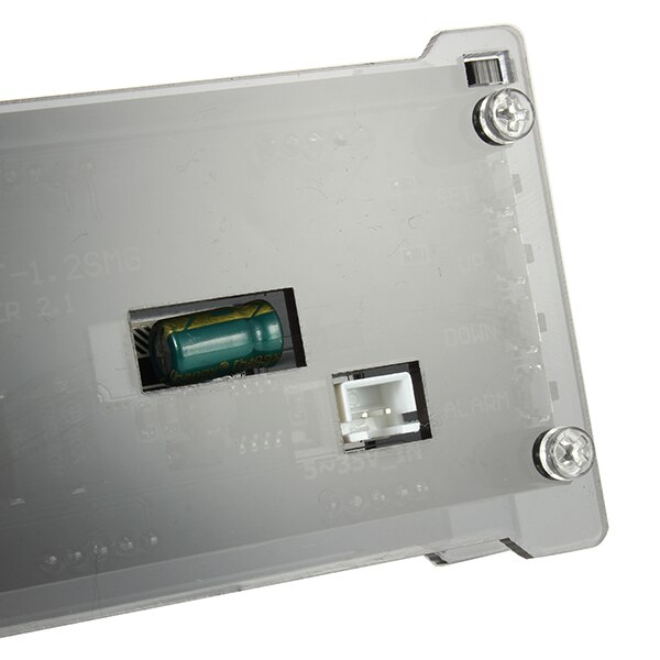 Big Bus Clock Simple Vehicle Clock Thermometers 1.2inch Red Led Digital Tube LED Luminous Character Micro USB Clock