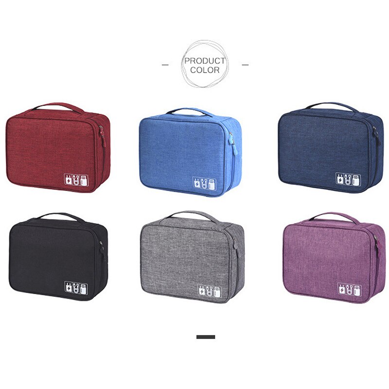 Saco de armazenamento de viagem unisex organizadores portáteis saco grande capacidade sacos pacote digital bolsas à prova dwaterproof água para acessórios xa754z