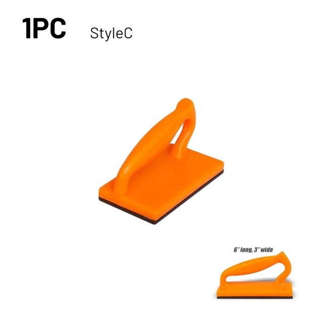 Ensemble de 5 blocs-poussoirs de sécurité pour le travail du bois et ensemble de bâtons-poussoirs pour menuisiers et utilisation sur la dégauchisseuse de table à toupie et la scie à ruban: Style C