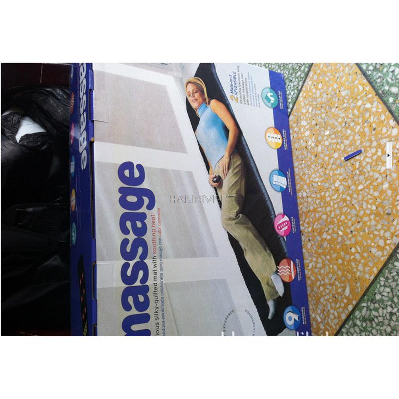 Materasso per massaggio con tormalina domestica per tutto il corpo riscaldamento testa vibrante collo massaggio elettronico terapia massaggiatore cuscino per letto