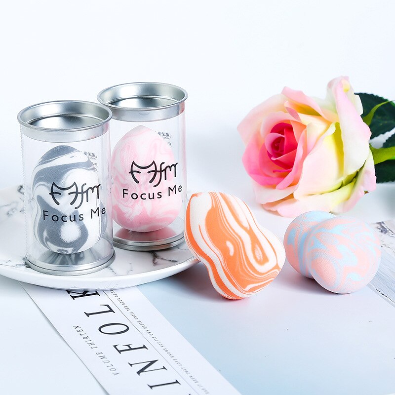 Make-up ei spons puff cosmetische microvezel spons ei foundation poeder make-up ei spons