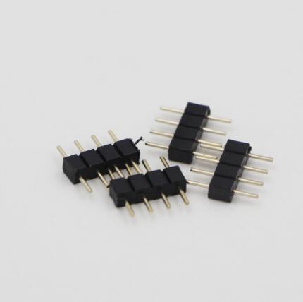 15cm 5050 rgb 4- pinner ledet stripe lys kontakter ledning kvinnelig kabel stripe til strømadapter 4 pin 10mm forlengelseskontakt 5 stk / mye: 4- pinner nål