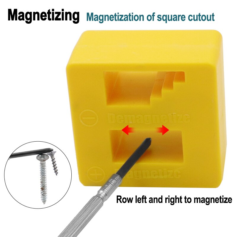 Tehokas ruuvimeisseli ja magneettinen laite kaksikäyttöinen degausser mini eräruuvi nopea magnetointikone depomokone