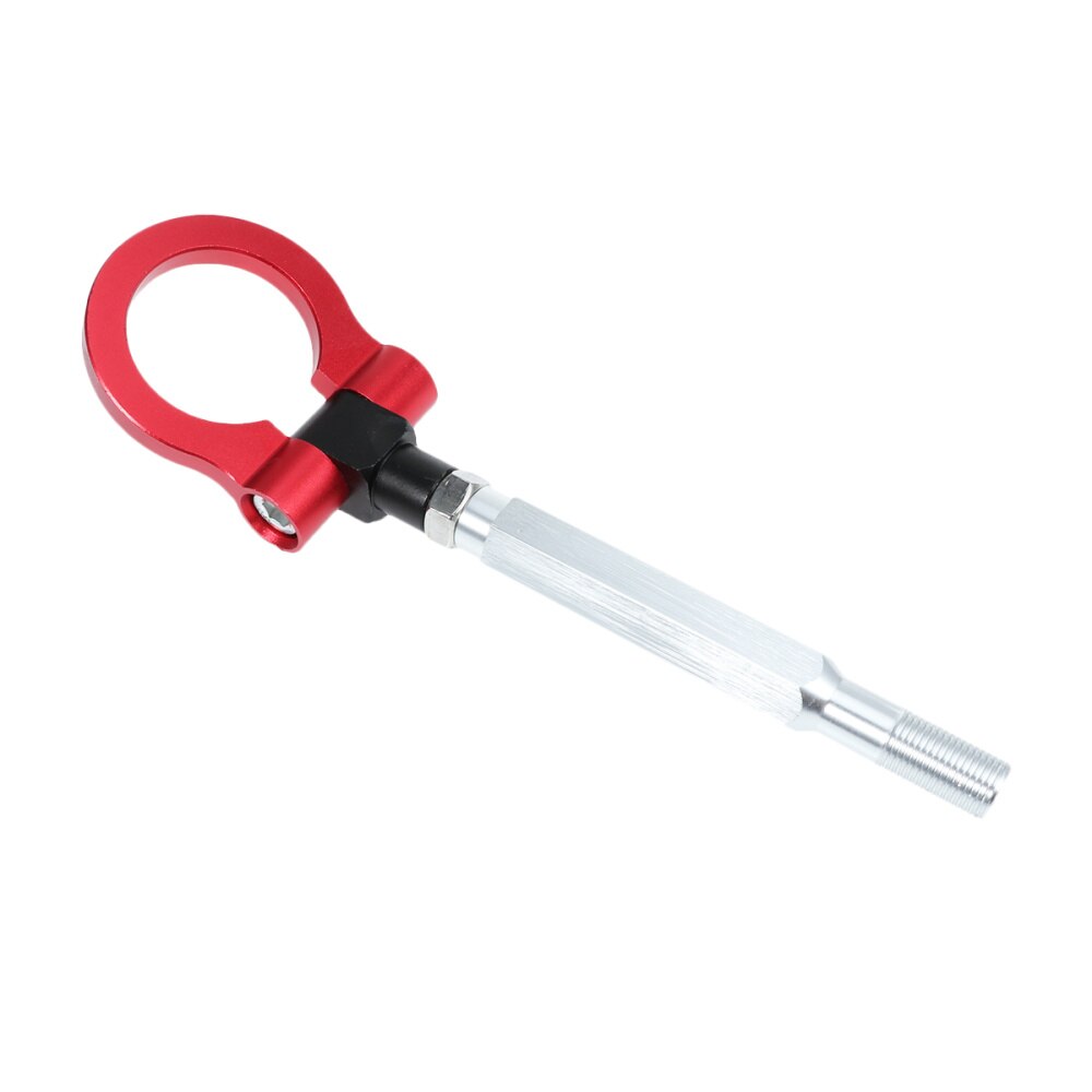 Gancho de remolque modificado para coche, gancho de remolque para parachoques delantero dedicado, de carreras, Rojo