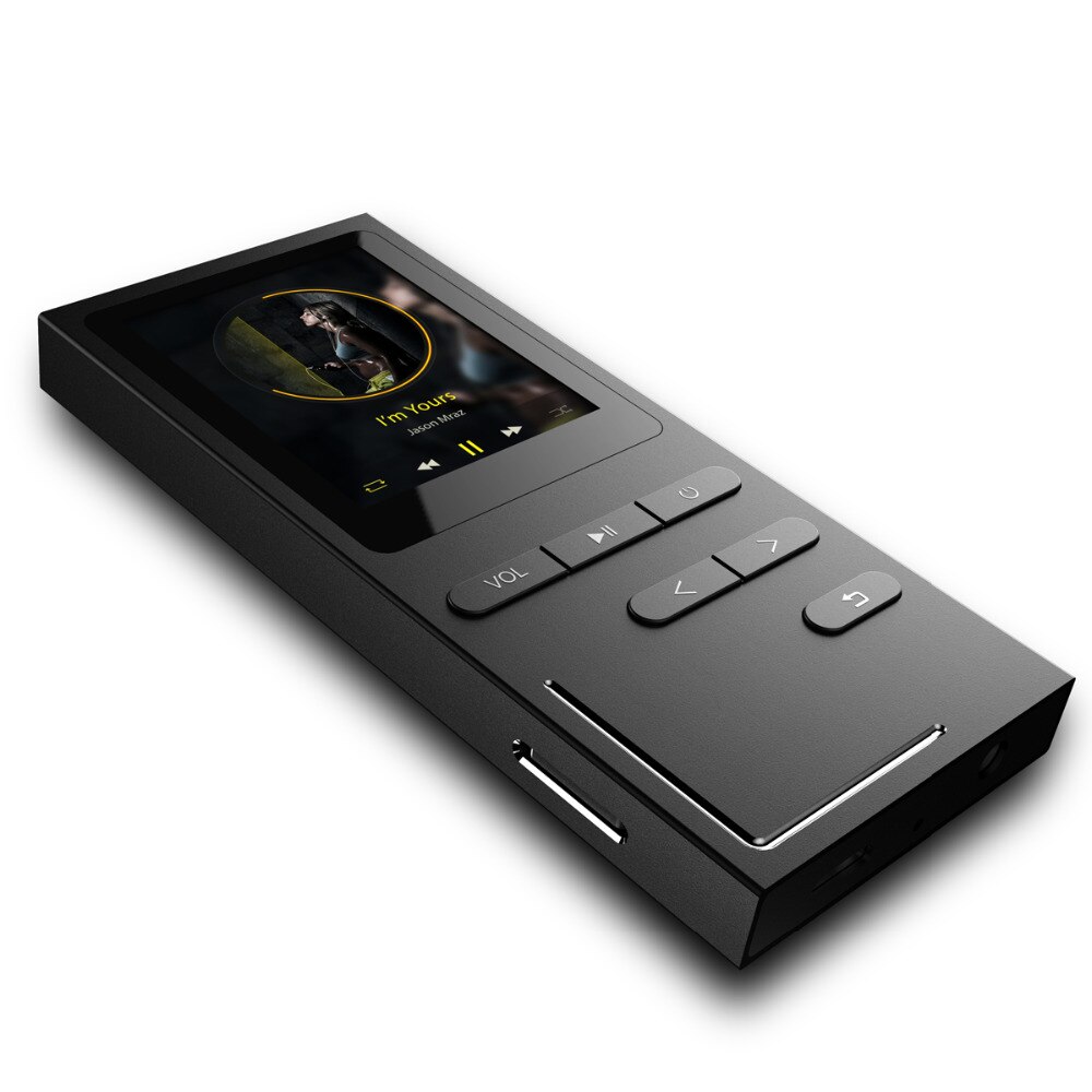 MP3 Player Metal Music Player Built-in Speaker Lossless Sound Support FM Radio, Voice Recorder Expandable SD Card Up to 64GB