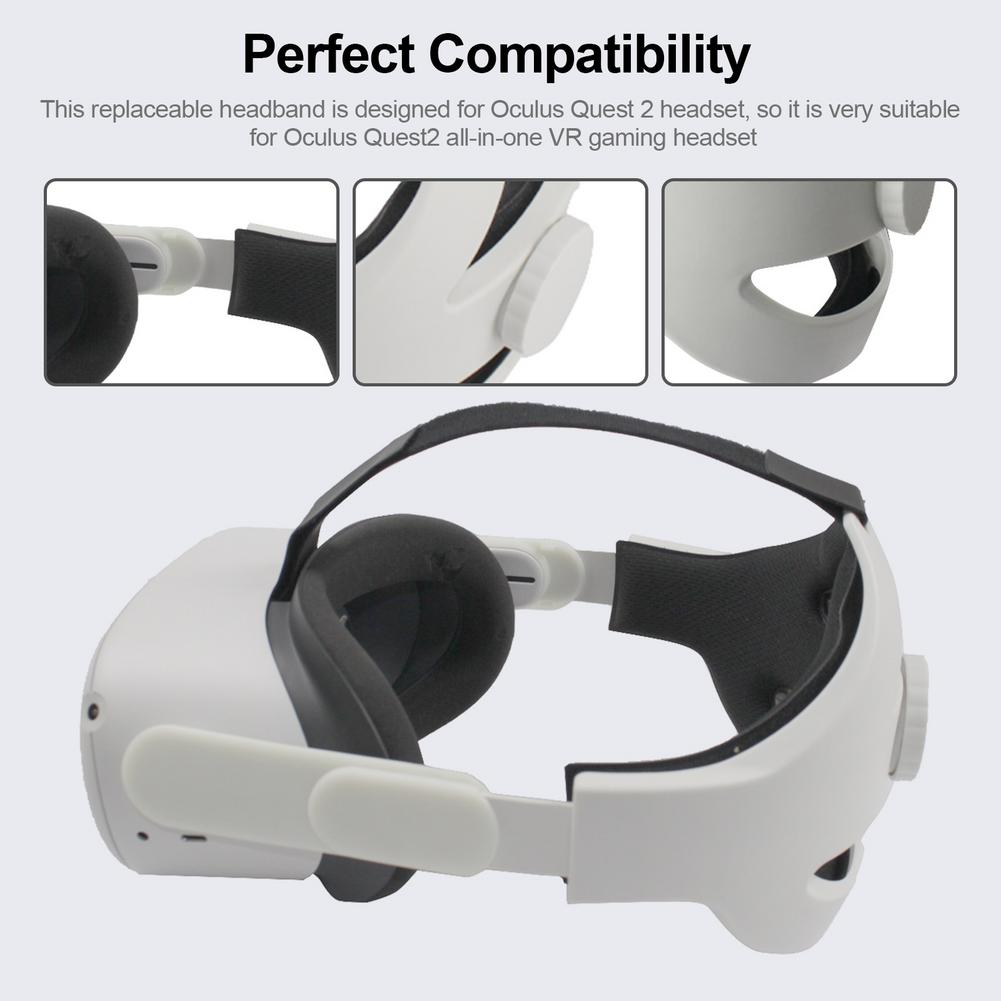 Strap For Oculus Quest 2 Halo Strap Virtual Reality Supporting forcesupport Head Strap on For Oculus Quest 2 Accessories