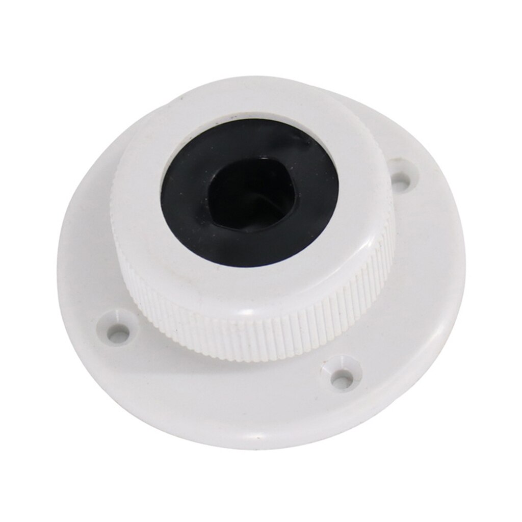 ABS Plastic Cable Outlet Marine Boat Cable Pass Thru Outlet with Rubber Gasket