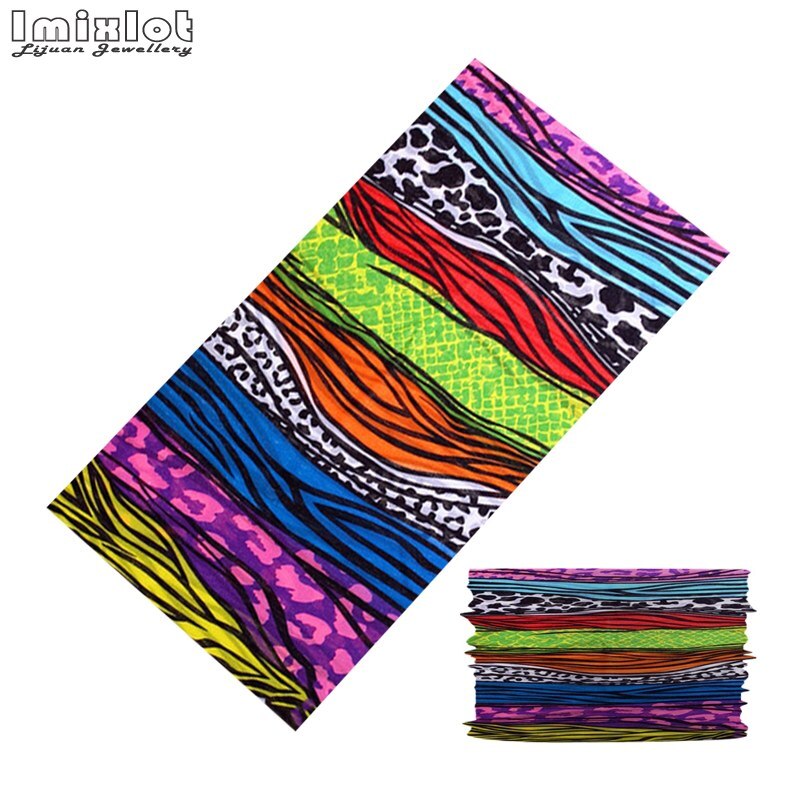 Multifunctionele Polyester Sjaals Gezicht Stofmasker Outdoor Sport Bandana Neck Gaiter Camping Fietsen Hoofddeksels Wandelen Magische Sjaal