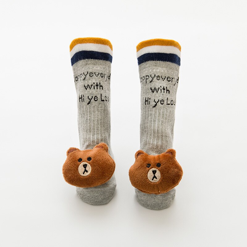 1pair Children's Baby Socks Soft Cotton Cartoon infant knee high socks Long Cute for Kids boys Girls 0-5 Years old cheap stuff: a6 / 0-1year 9-11cm