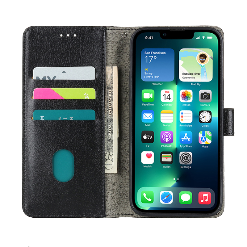 Flip Case Voor Realme 12 Pro + Funda Portemonnee Cover Voor Realme 12 Pro Rmx3842 Rmx3843 Coque Op Etui Realmi 12pro Plus Rmx3840 Rmx3841: Canvas / Dark Blue