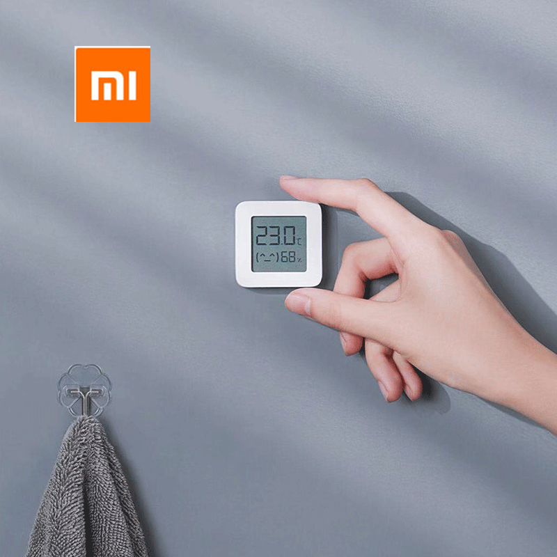 Xiaomi Mijia Smart Thermometer 2 Bluetooth Temperatuur Vochtigheid Sensor Lcd Digitale Hygrometer Vochtmeter Werken Met Mijia App