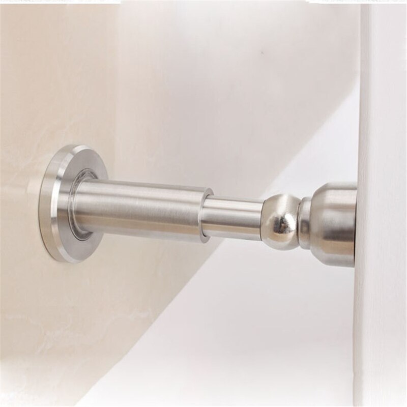 Heavy Duty Stainless Steel Magnetic Door Stopper Hidden Door Holders Catch Floor X4YD