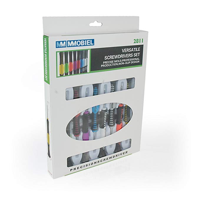 MMOBIEL 20 In 1 Repair Toolkit Screwdriver set for Smartphone Tablet PSP Nintendo etc. Incl Ultra-Thin Springy Stainless Steel