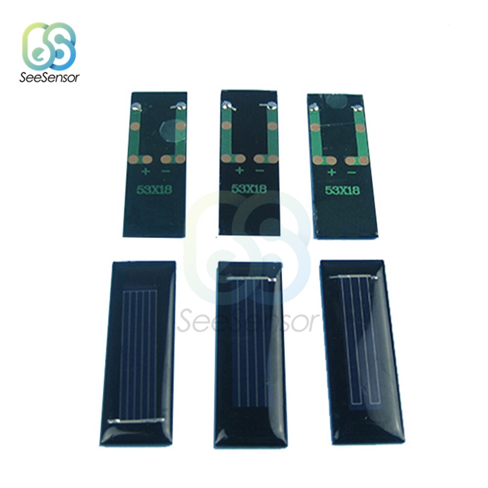 10Pcs Solar Panel 0.5V 100mA 0.05W Mini Solar System DIY For Battery Cell Phone Chargers Portable Solar Cell