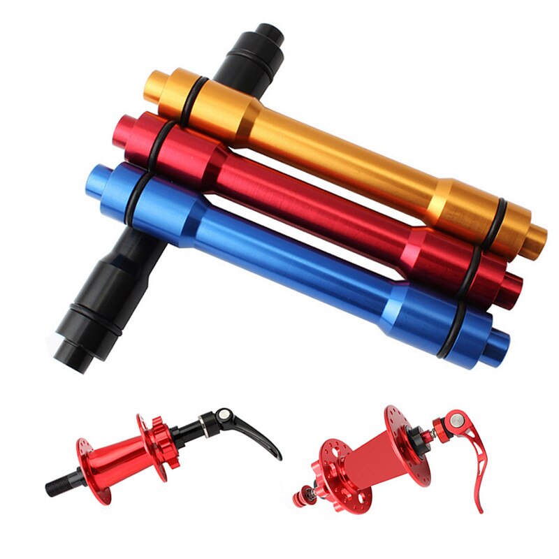 15mm bis 9mm QR Release 100mm Fahrrad Adapter MTB Bike Steckachse Hub Schnell Vorderrad Hub adapter Beliebte Bike Zubehör
