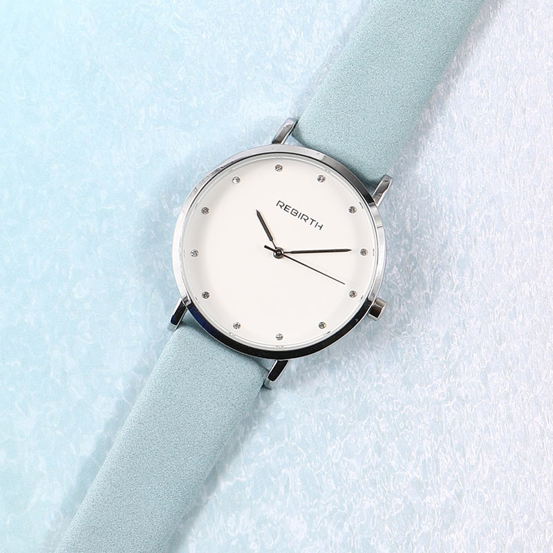 Prachtige Vrouwen Lederen Casual Horloge Luxe Analoge Quartz Horloge Armband Horloge